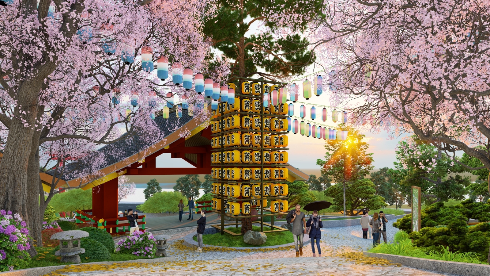 Novaworld Ho Tram - Binh An Morito, Sakura Beach - Master plan - 16